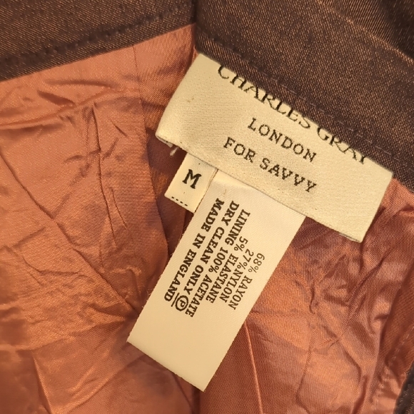 Vintage 90s Charles Grey London For Savvy Skirt Size M - Picture 3 of 9